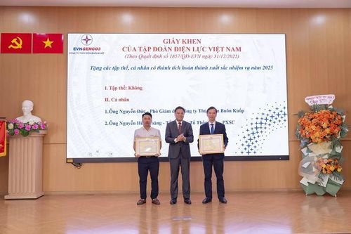 Thủy điện Buôn Kuốp: Phấn đấu sản lượng điện sản xuất đạt hơn 3,1 tỷ kWh năm 2026