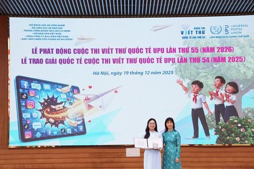 Chủ đề cuộc thi viết thư UPU năm 2026 bàn về sự kết nối của con người trong thế giới số