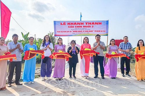 Khánh thành cầu Chín Muồi 2 mừng Đại hội Đảng toàn quốc lần thứ XIV