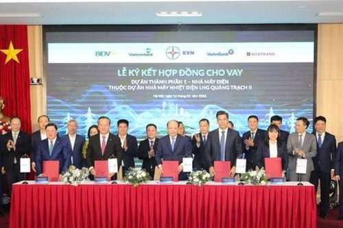 EVN ký hợp đồng vay trị giá trên 29.500 tỷ đồng xây dựng nhà máy điện LNG Quảng Trạch II