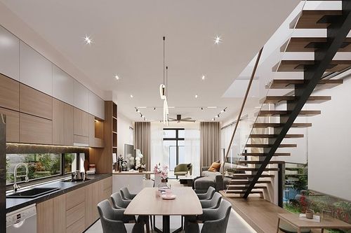 Các mẫu cầu thang xương cá độc đáo cho nhà phố