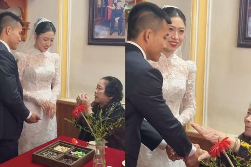 Clip bà ngoại trao vàng, dặn cháu rể 'quý nhất vàng trong tâm' gây xúc động