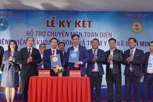 Bệnh viện Đa khoa Hà Đông hỗ trợ chuyên môn toàn diện cho Trạm Y tế xã Bình Minh