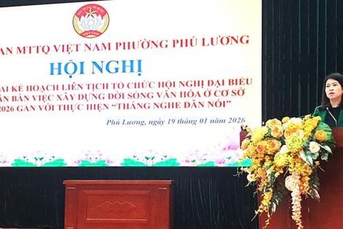 Phường Phú Lương triển khai kế hoạch tổ chức hội nghị đại biểu nhân dân