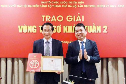 Phường Cầu Giấy tiếp tục dẫn đầu Cuộc thi tìm hiểu Nghị quyết Đại hội XVIII Đảng bộ TP Hà Nội