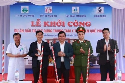Khởi công Trung tâm Y tế Quế Phong – điểm tựa chăm sóc sức khỏe nơi vùng biên
