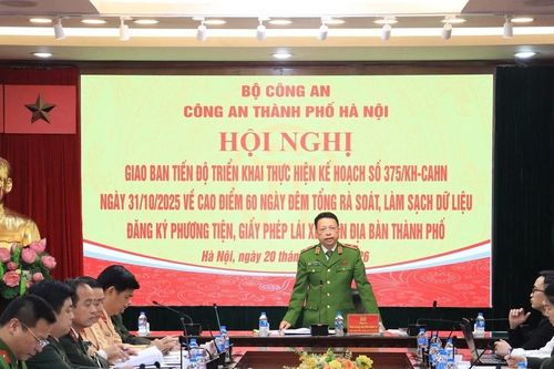 Dồn lực về đích đợt cao điểm tổng rà soát, làm sạch dữ liệu đăng ký phương tiện, giấy phép lái xe
