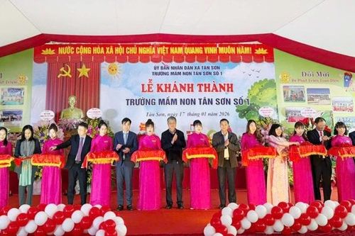 Xã miền núi Tân Sơn, Bắc Ninh hướng về Đại hội Đảng