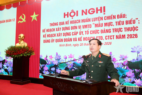 Quân đoàn 12 thông qua các kế hoạch công tác năm 2026