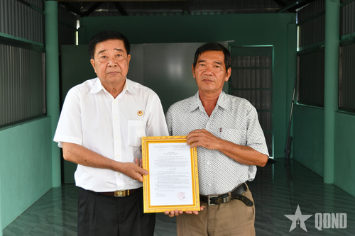An Giang: Bàn giao Nhà nghĩa tình đồng đội