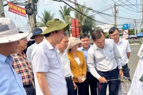 Ban Kinh tế - Ngân sách HĐND TPHCM khảo sát Dự án nâng cấp, mở rộng đường Vĩnh Lộc