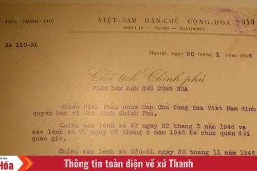 Ngày này năm xưa (20/1): Phong quân hàm Đại tướng cho đồng chí Võ Nguyên Giáp