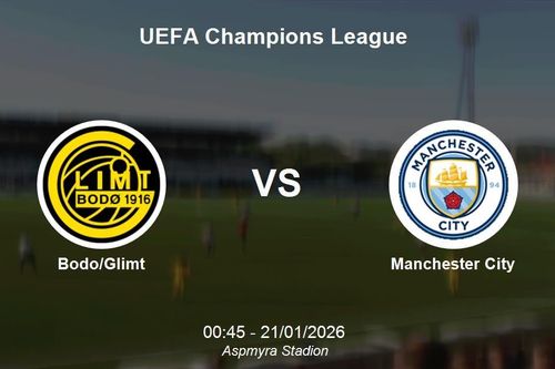 Nhận định Bodo/Glimt vs Manchester City - UEFA Champions League