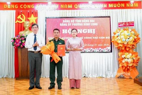 Công bố quyết định thành lập Đảng bộ cơ sở và công tác cán bộ