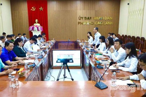 Phường Cao Lãnh: Bàn giải pháp hợp tác thúc đẩy chuyển đổi số với MobiFone Đồng Tháp