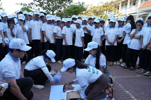 Gia Lai: Diễn tập ứng phó đa thiên tai tại các trường THCS ven biển