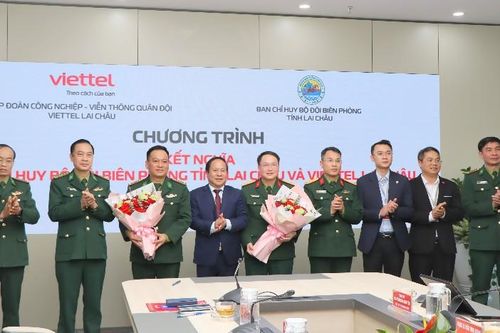 Chương trình kết nghĩa giữa Ban Chỉ huy Bộ đội Biên phòng tỉnh và Viettel Lai Châu