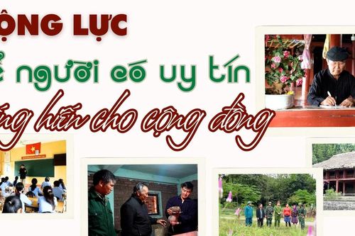 Động lực để người có uy tín cống hiến cho cộng đồng