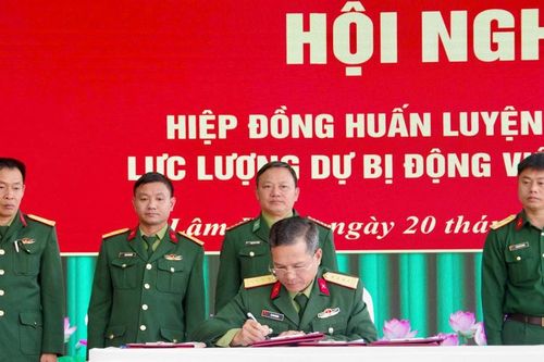 Lâm Đồng bảo đảm tốt cho công tác huấn luyện dự bị động viên