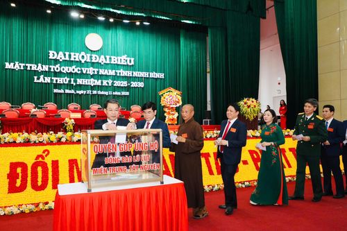 Từ ngày 31/1/2026, Ninh Bình dừng vận động, tiếp nhận ủng hộ đồng bào bị thiệt hại do bão, mưa lũ gây ra