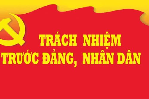 Trách nhiệm trước Đảng, Nhân dân