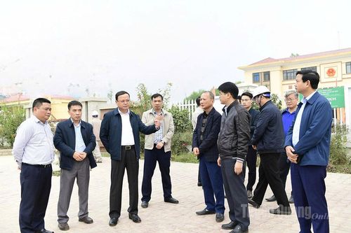 Phó Chủ tịch Thường trực UBND tỉnh Nguyễn Mạnh Tuấn kiểm tra tiến độ một số dự án giao thông