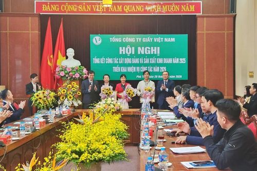 Quyết liệt triển khai nhiều giải pháp, năm 2026 Tổng Công ty Giấy Việt Nam phấn đấu Tổng doanh thu tăng 10%