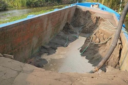 Phát hiện vụ vận chuyển, tiêu thụ trái phép hơn 2.000m³ cát san lấp tại Tây Ninh
