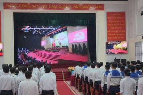 Vùng 3 Hải quân hướng về Đại hội đại biểu toàn quốc lần thứ XIV của Đảng