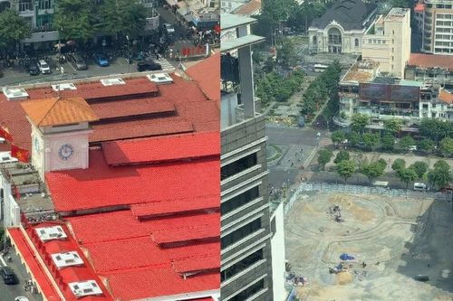 Chợ Bến Thành 'F5' giao diện, Thương xá Tax hóa vườn hoa đón Tết Bính Ngọ