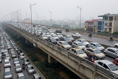 Giao thông Hà Nội sáng 21.1: Nhiều điểm ùn cục bộ