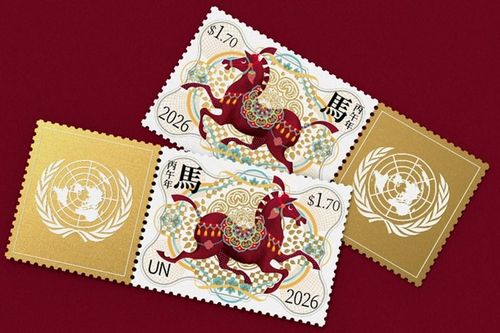 Liên Hợp Quốc ra mắt bộ tem kỷ niệm năm ngựa