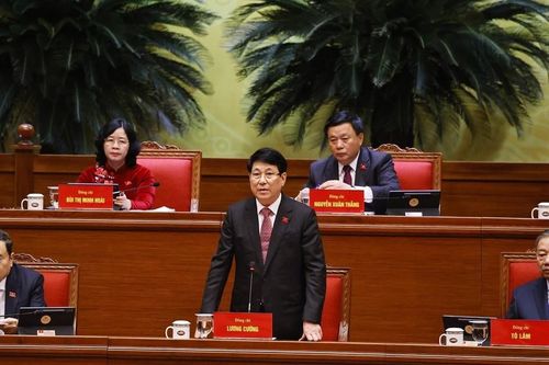 Chùm ảnh: Phiên thảo luận tại hội trường về các Văn kiện Đại hội XIV của Đảng sáng 21/1