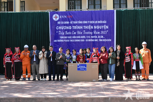 Điện Biên: Lan tỏa yêu thương đến học sinh vùng cao Mường Nhé