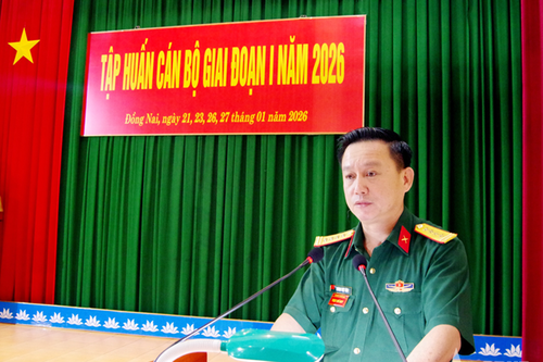 Sư đoàn 309 (Quân khu 7) tập huấn nâng cao trình độ cán bộ trong huấn luyện