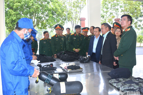 Bộ Tài chính khảo sát công tác dự trữ quốc gia tại một số đơn vị thuộc Bộ Quốc phòng