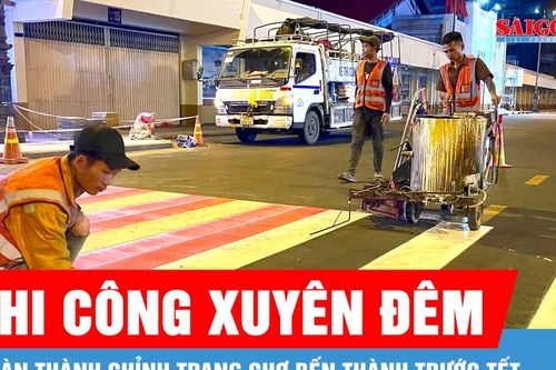 Chỉnh trang chợ Bến Thành xuyên đêm, hoàn thiện trước thềm Tết Nguyên đán