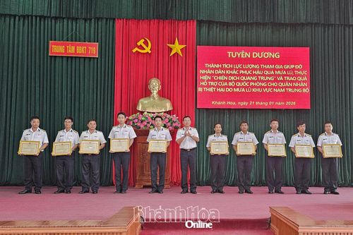 Trung tâm Bảo đảm Kỹ thuật 719 tuyên dương 24 quân nhân tiêu biểu