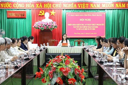 Phường Phan Rang triển khai kiểm tra an toàn thực phẩm Tết Nguyên đán Bính Ngọ