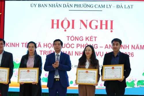 Phường Cam Ly - Đà Lạt không còn hộ nghèo, 100% trường học đạt chuẩn quốc gia