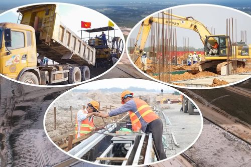 Khí thế sôi nổi trên công trường các công trình trọng điểm chào mừng Đại hội XIV của Đảng