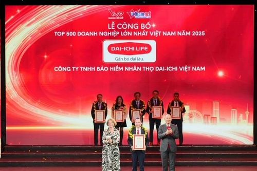 Dai-ichi Life Việt Nam: Top 500 Doanh nghiệp lớn nhất Việt Nam