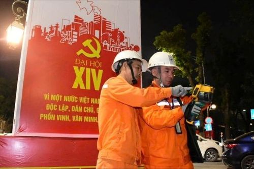 Bảo đảm cấp điện liên tục, an toàn phục vụ Đại hội Đảng
