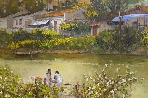 Triển lãm 'Xuân… kể chuyện!' - Khúc tự tình sắc màu của 10 họa sĩ Hà Nội
