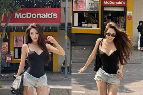 Túc Anh Hoa 'đốt cháy' mọi ánh nhìn khi xuất hiện với bộ cánh ôm sát táo bạo
