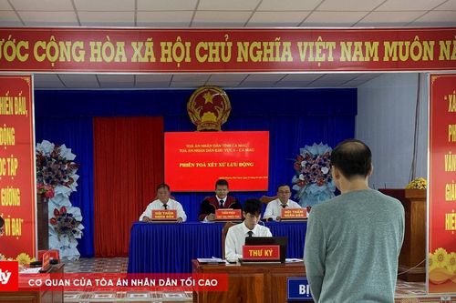 TAND khu vực 6 – Cà Mau xét xử lưu động 3 vụ án hình sự