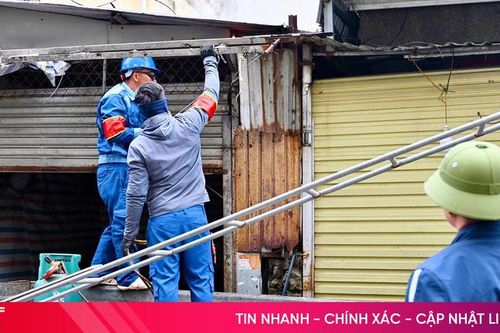 Phường Sông Trí lập lại trật tự mỹ quan đô thị trước tết Nguyên đán