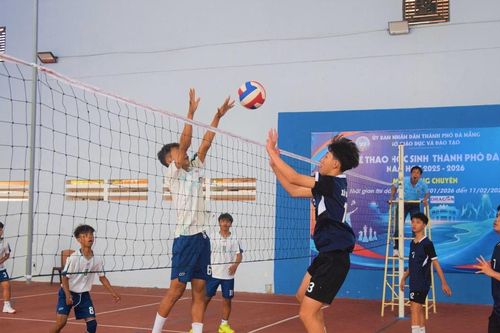Hấp dẫn sân chơi bóng chuyền dành cho học sinh