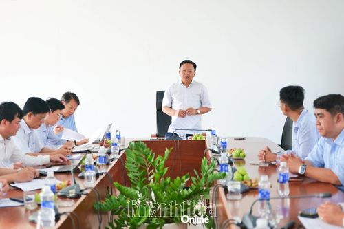 Phó Chủ tịch UBND tỉnh Lê Huyền khảo sát và làm việc tại Cảng quốc tế Trung Nam Cà Ná