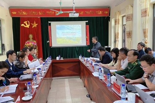 Đoàn công tác của UBND tỉnh Lai Châu làm việc với xã Khổng Lào về công tác lập quy hoạch chung của xã